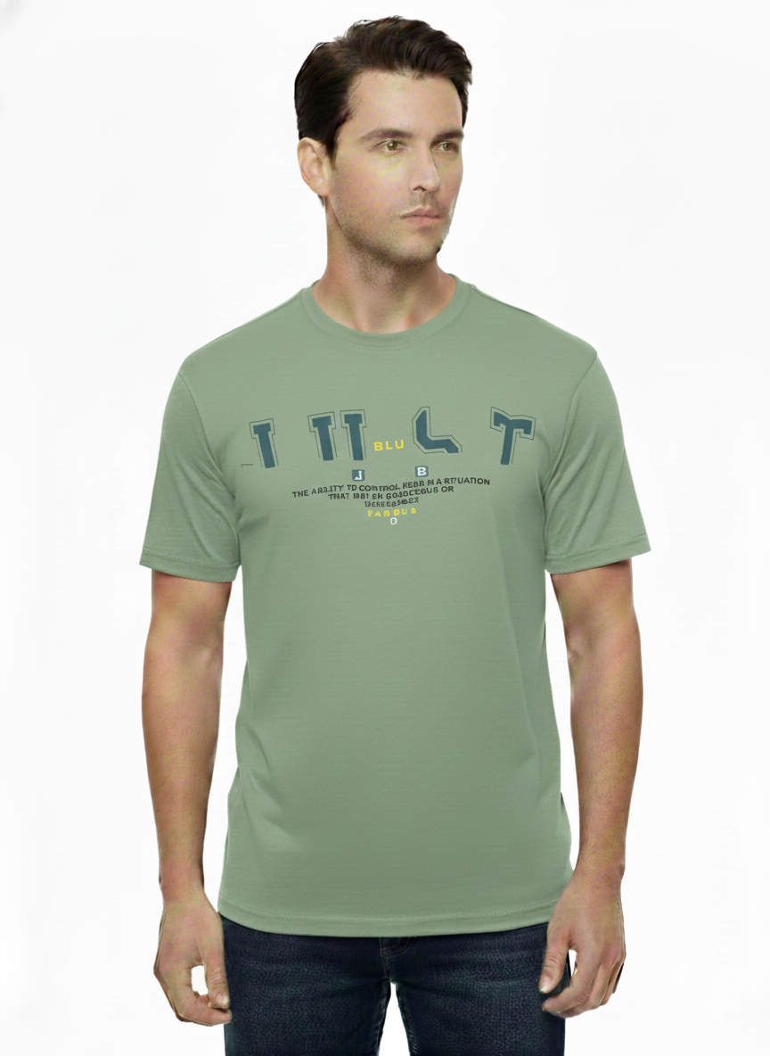 T-Shirt Sage - Just Blu