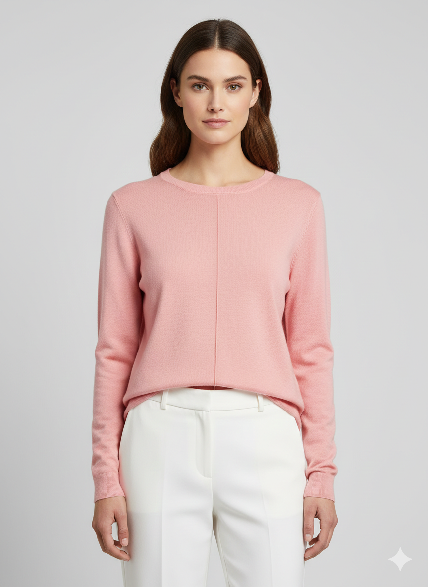 Strawberry Center Seam Crewneck - Ninety
