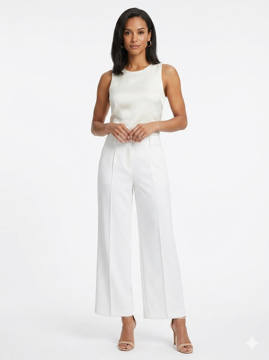 Pant Bright White - Zac & Rachel