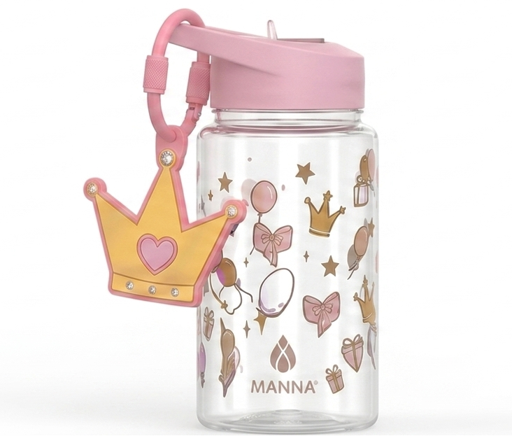 Botella de agua Buddy de 15 oz - Princesa