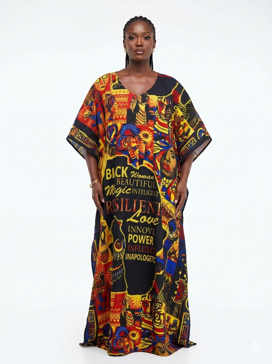 Printed Kaftan - Etnia Negra