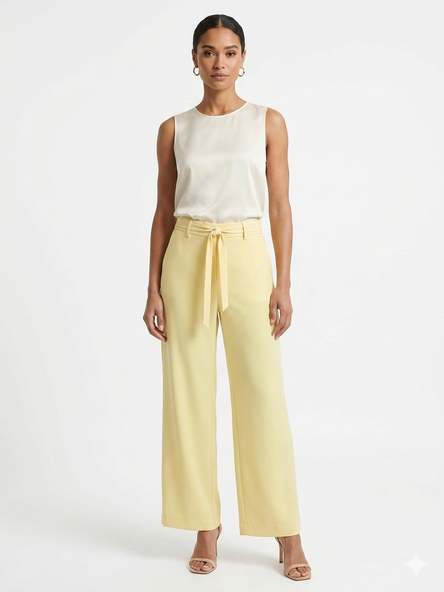 Ankle Pant Lemon Merengue - Zac & Rachel