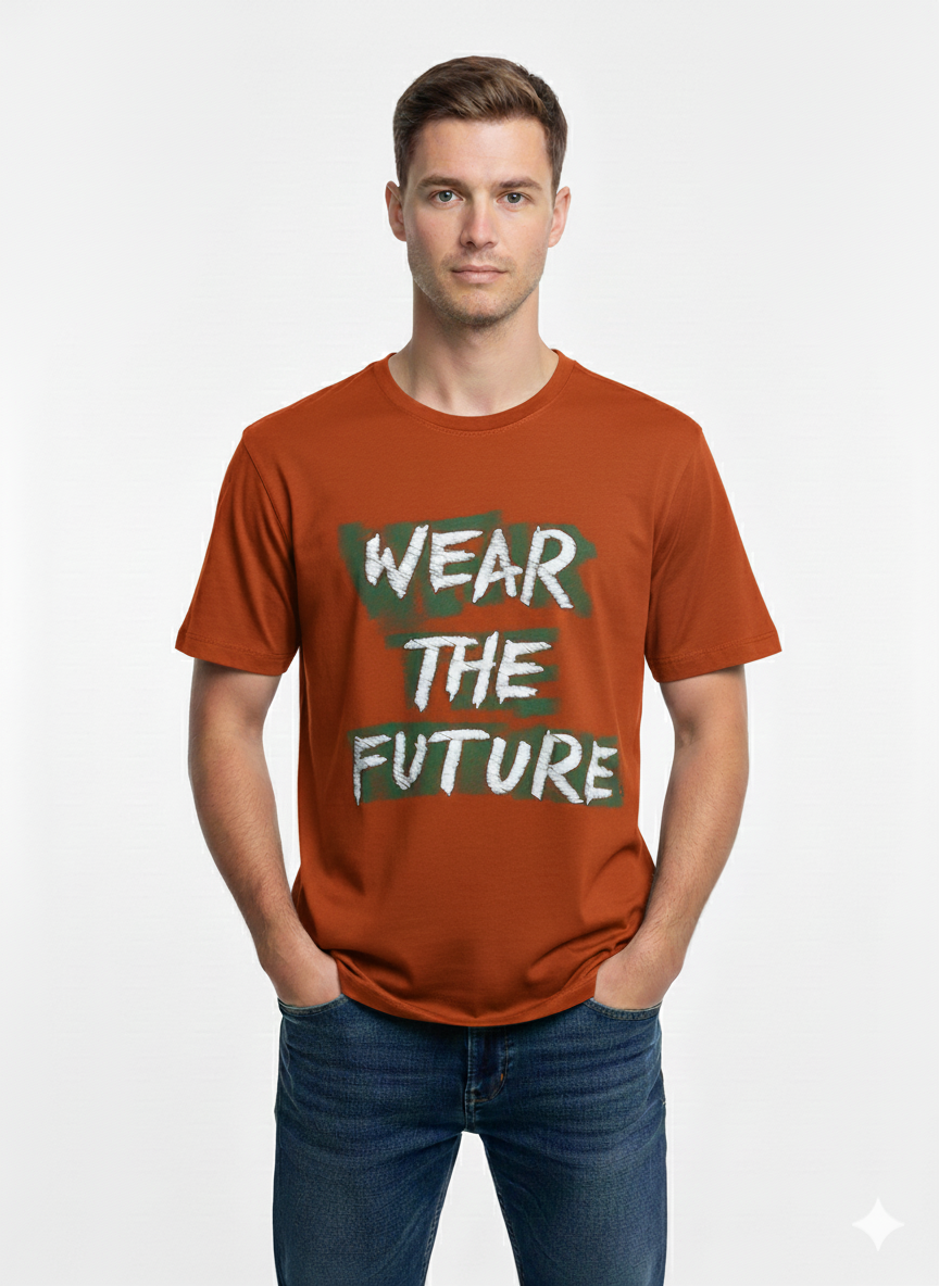 T-Shirt Men Rust - Just Blu