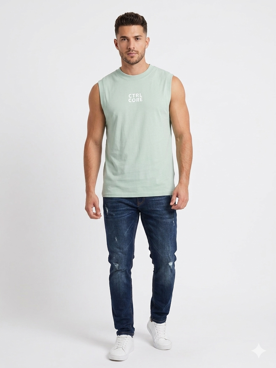 Camiseta Caballero Oliva Ctrl Core