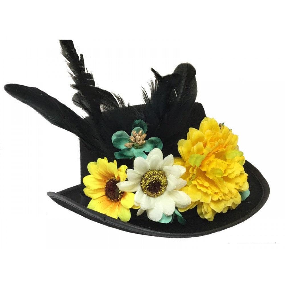 Hat with flowers