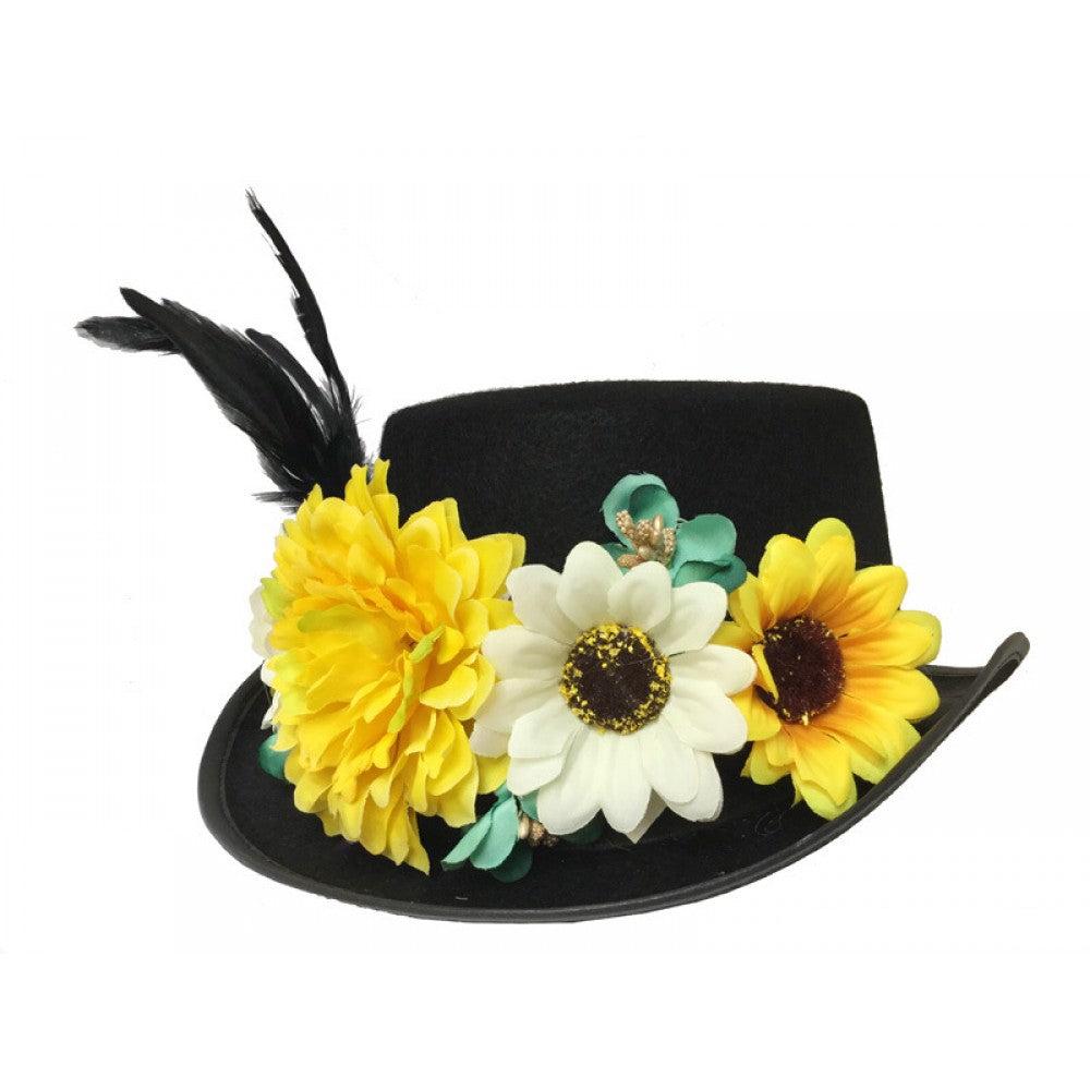 Hat with flowers