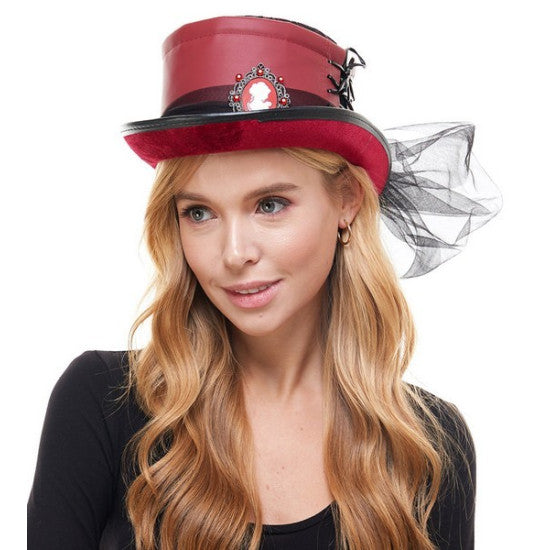 woman lace hat