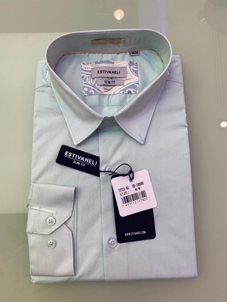 Camisa Verde Claro Caballero