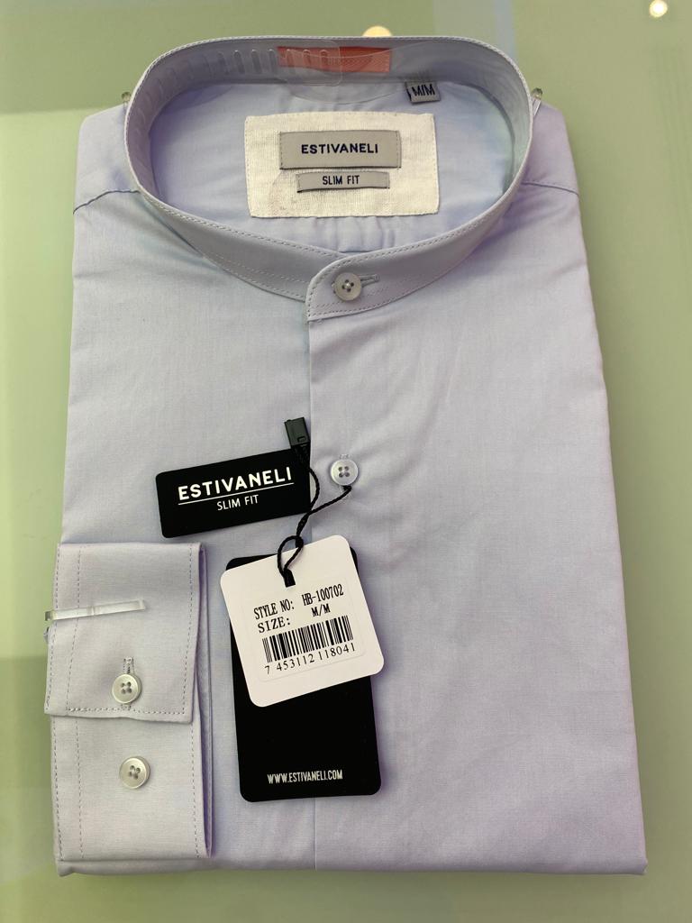 Camisa Color Celeste Caballero