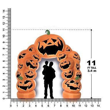 11FT Tall Pumpkin King Archway