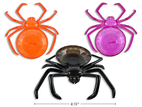 Halloween 3D Spider Glitter Serving Tray