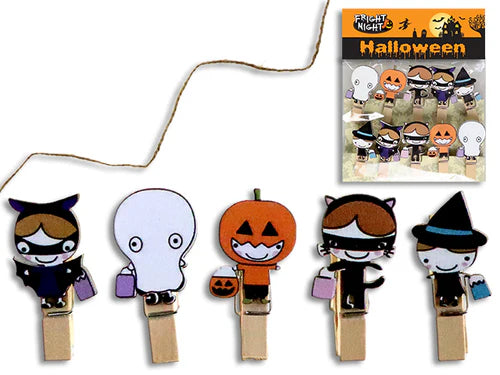 Halloween Die Cut Wooden Clothespin