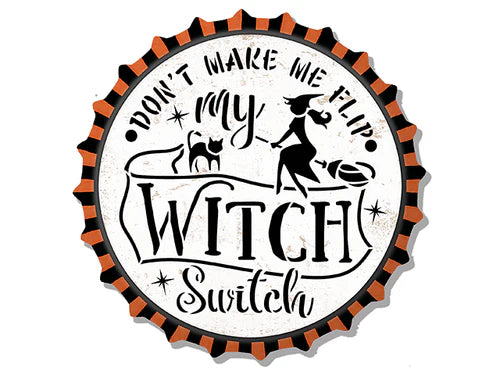 Halloween Metal Bottle Cap Hanging Decor