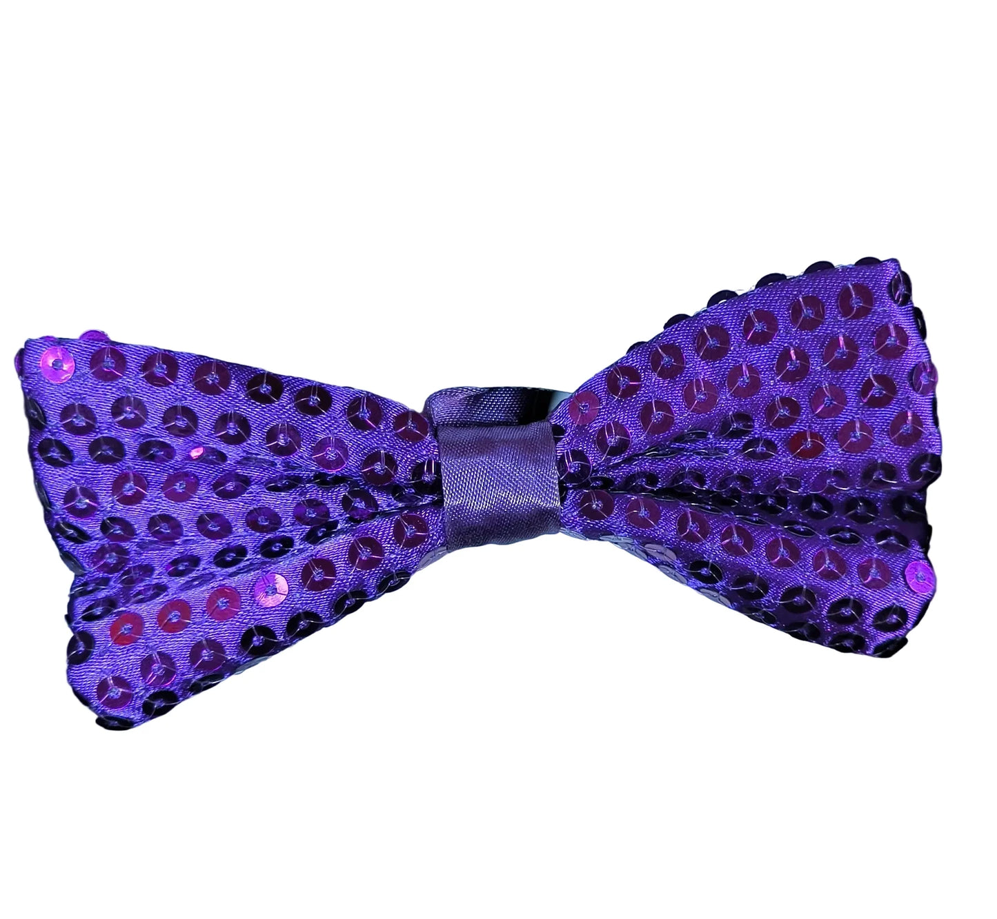 Tie- Purple Sequin