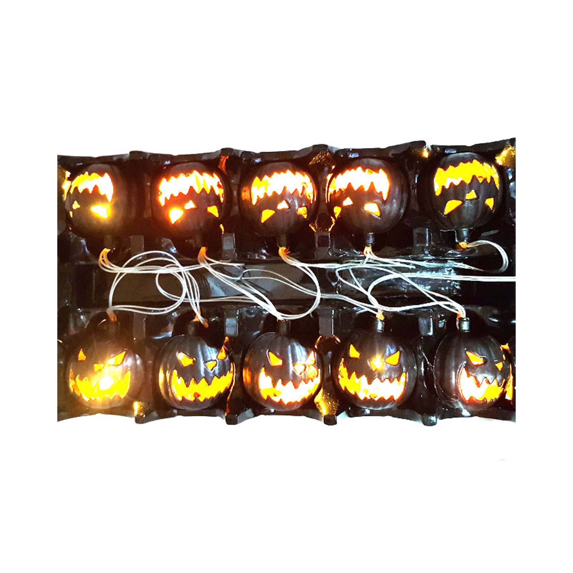 Garland light up pumpkin
