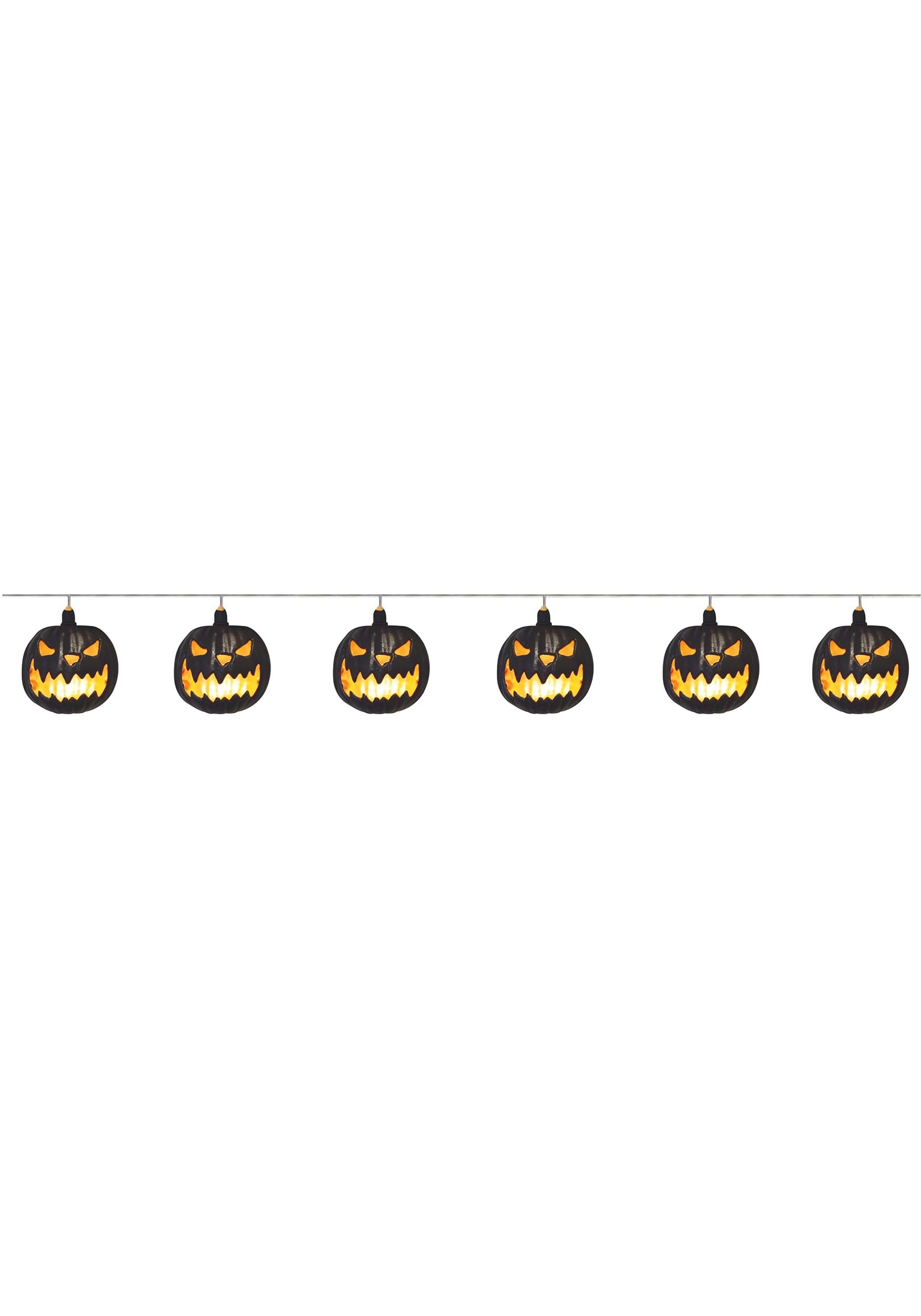 Garland light up pumpkin