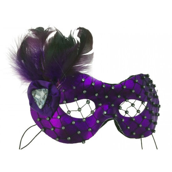 Fancy Party Eye Masks Purple