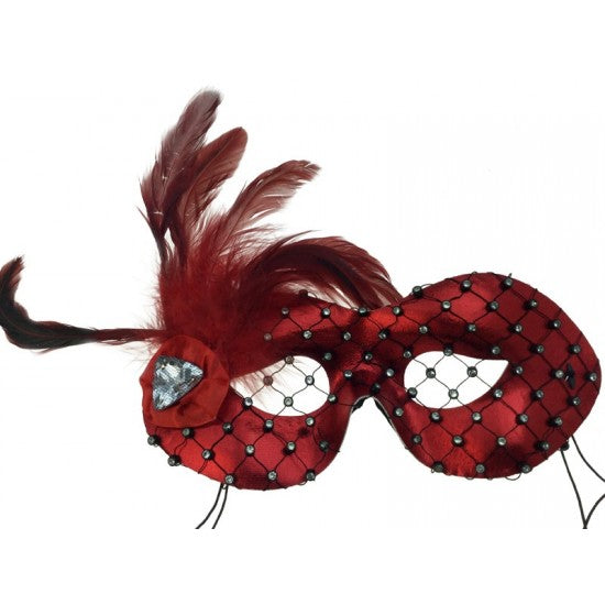 Fancy Party Eye Masks Red