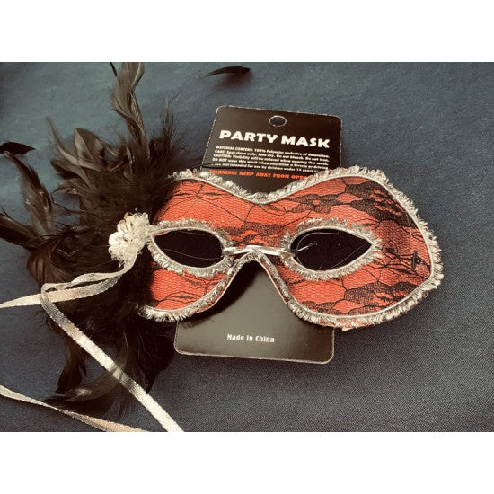 Fancy Party Eye Masks Red/Black