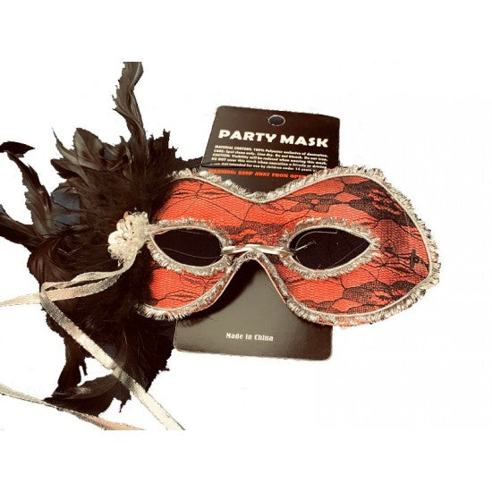Fancy Party Eye Masks Red/Black
