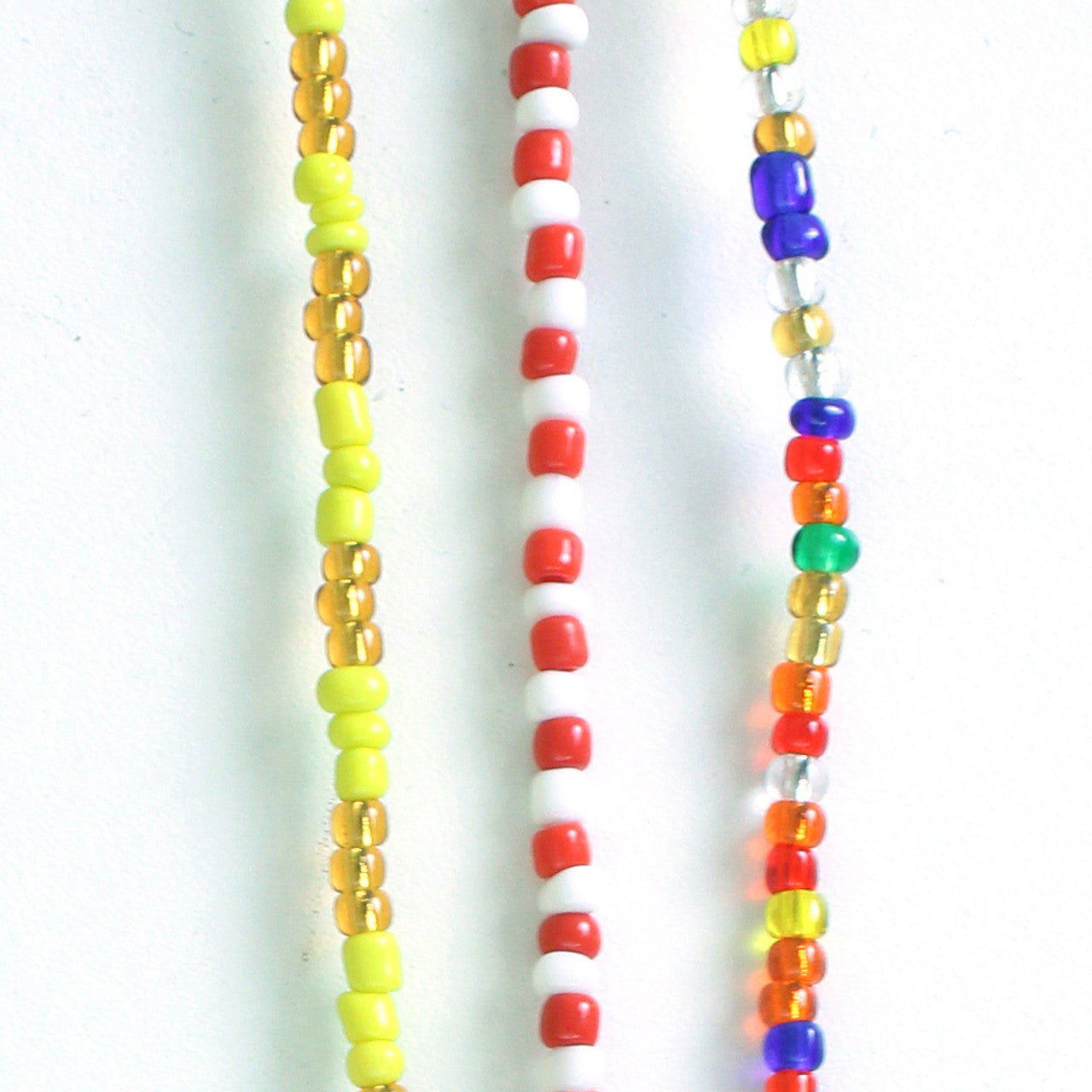 Kenyan Long Beaded Necklaces - Assorted Colors