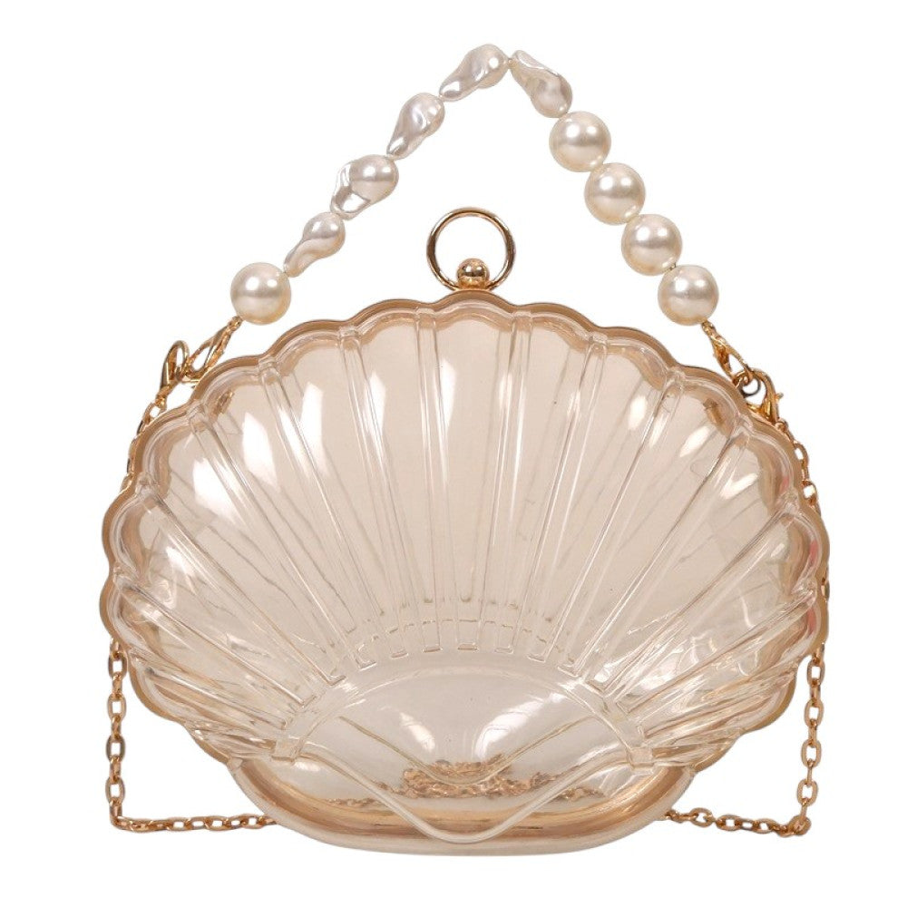 Clear Mermaid Shell Bag