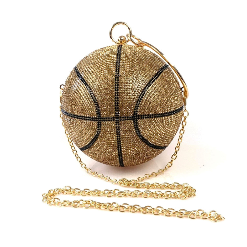 Rhinestone Basketball Bag