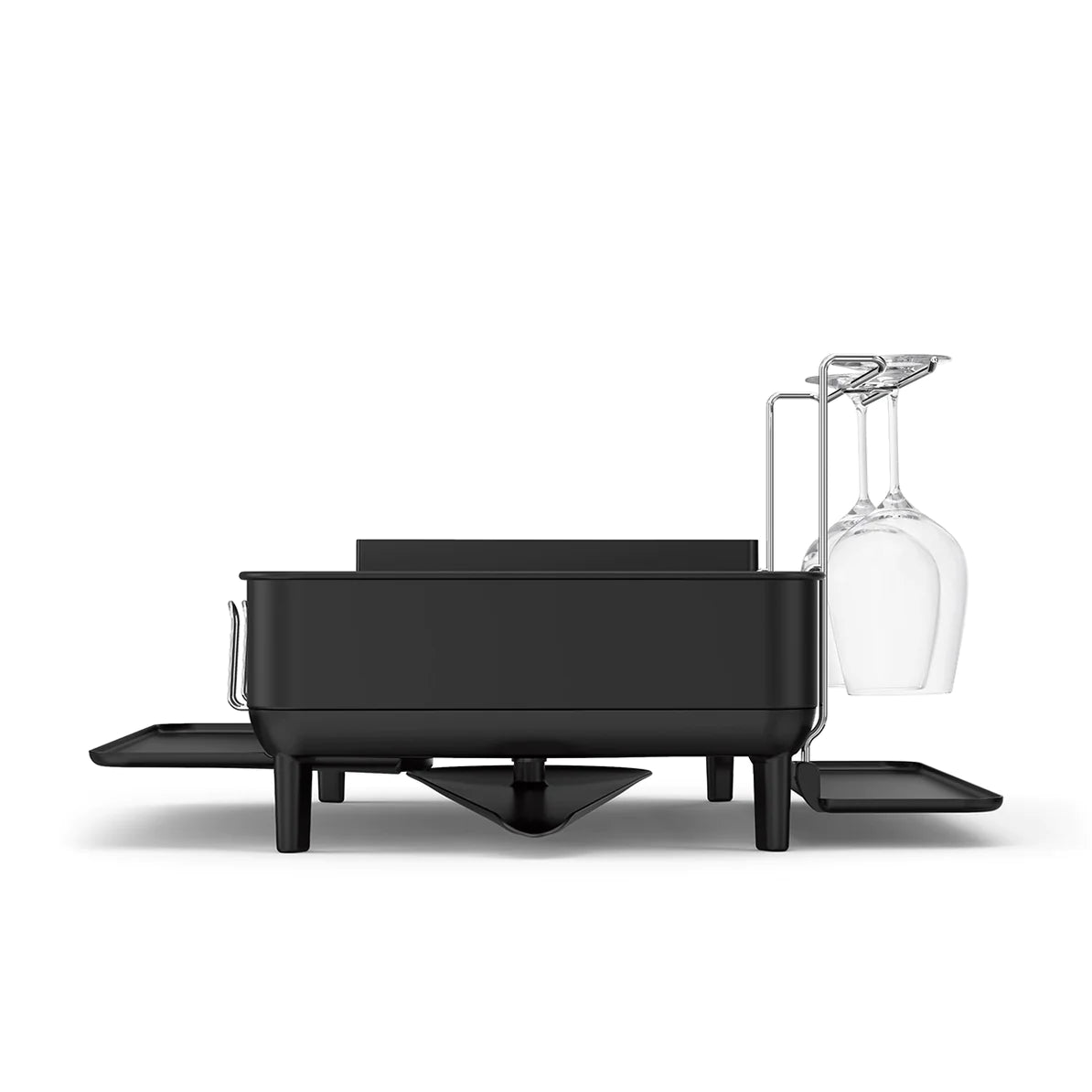STEEL FRAME DISHRACK / BLACK