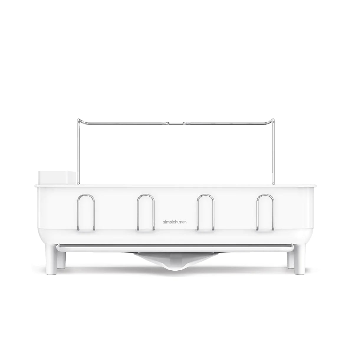 STEEL FRAME DISHRACK / WHITE