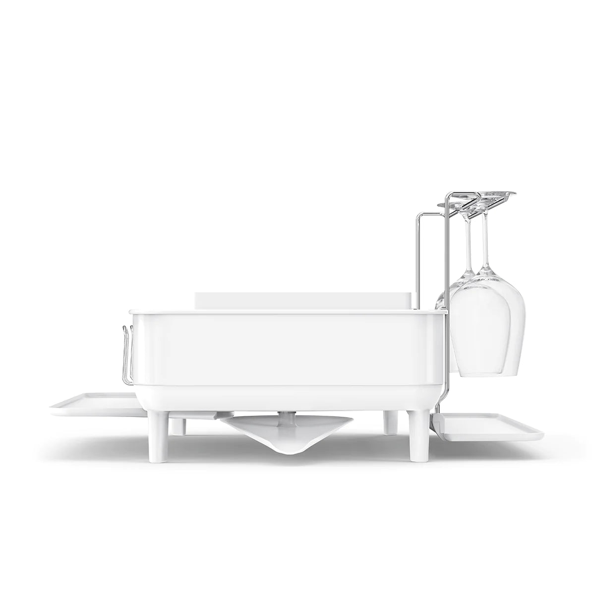 STEEL FRAME DISHRACK / WHITE