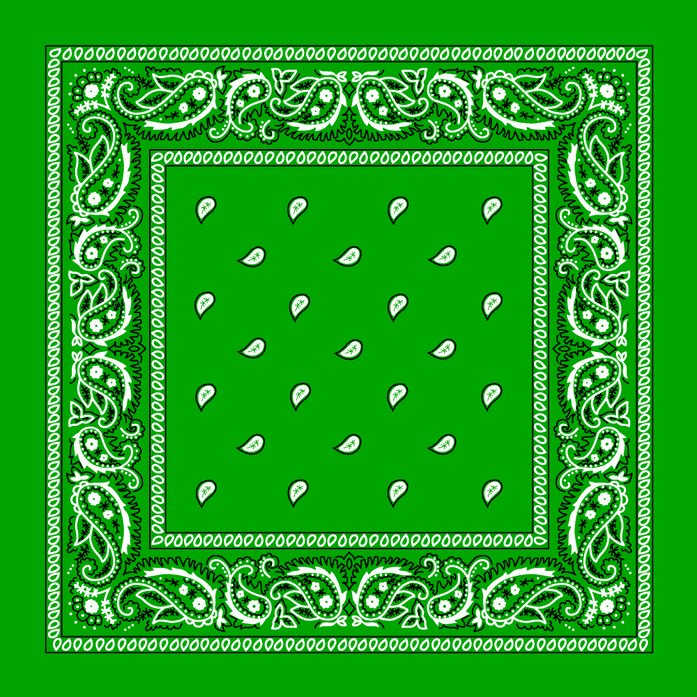 Bandana Kelly Green