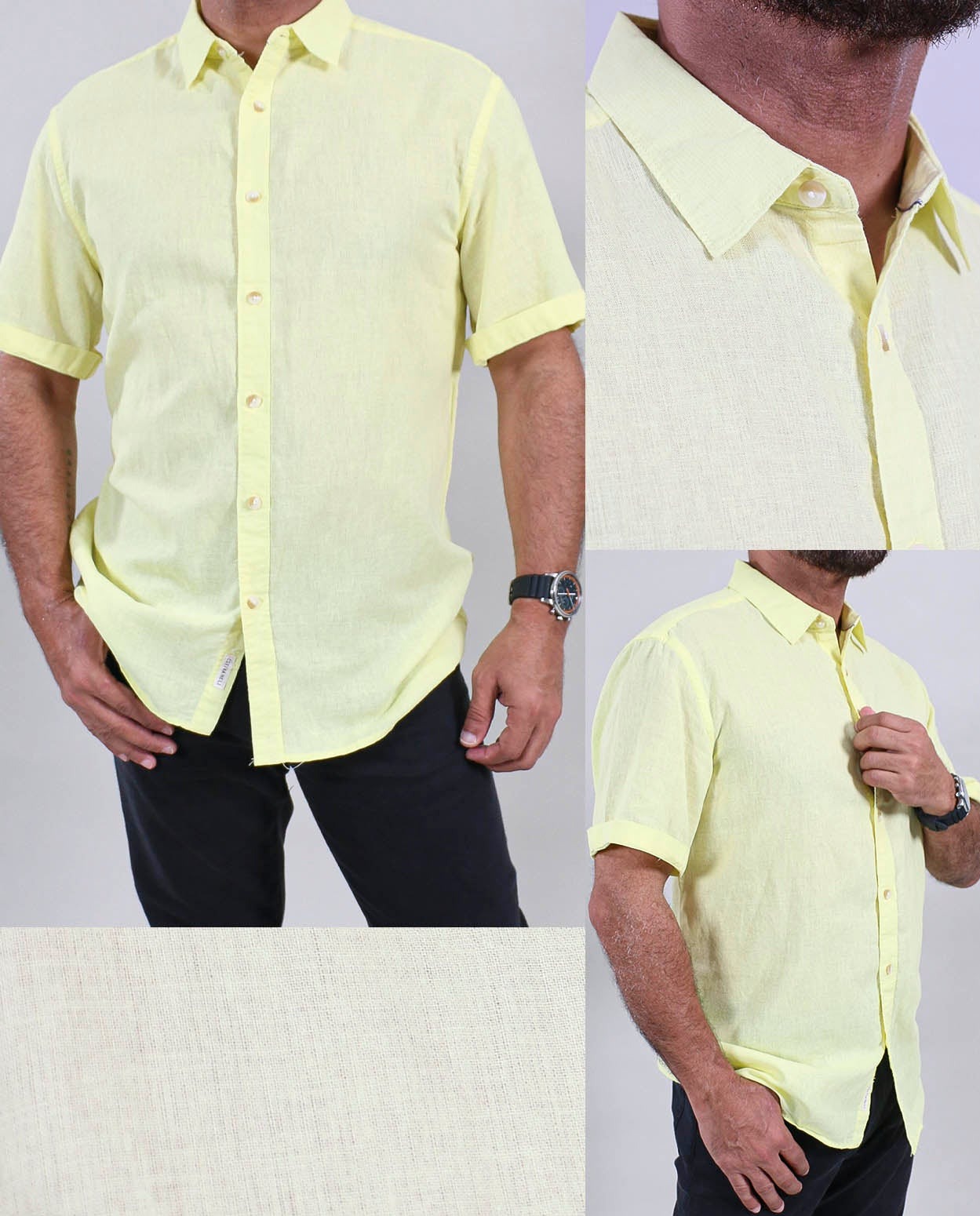 Camisa Lima Yellow Caballero