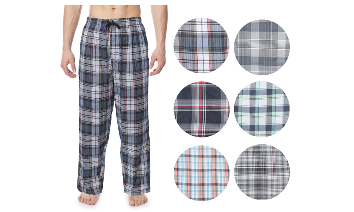 Men's Large Cotton Pajama Bottoms