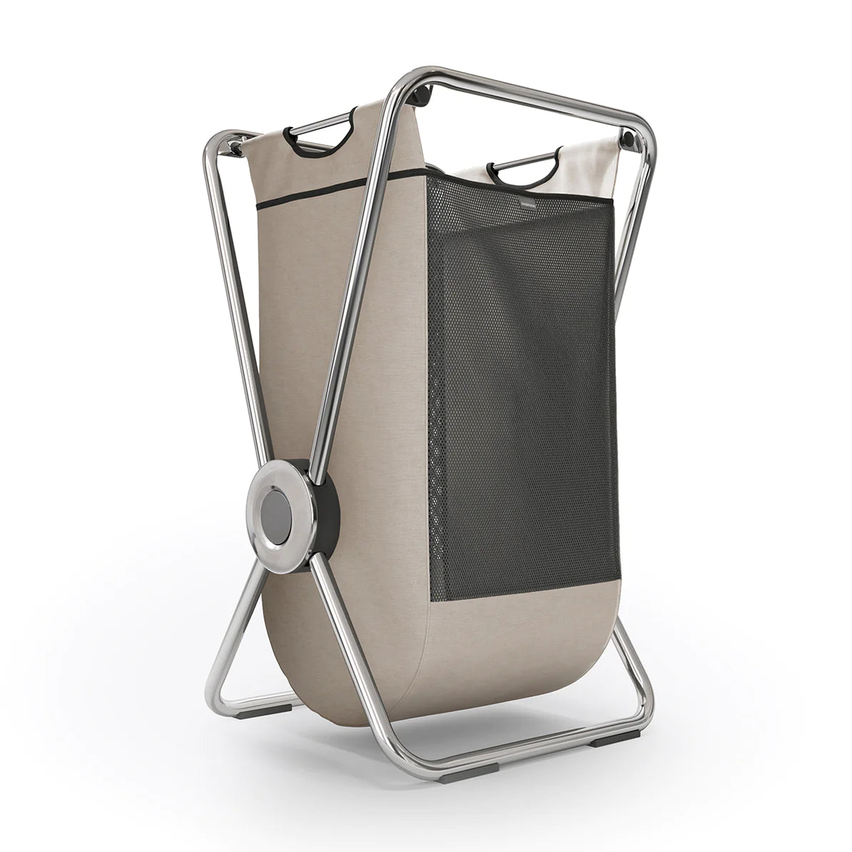 Single X -Frame Hamper Chrome