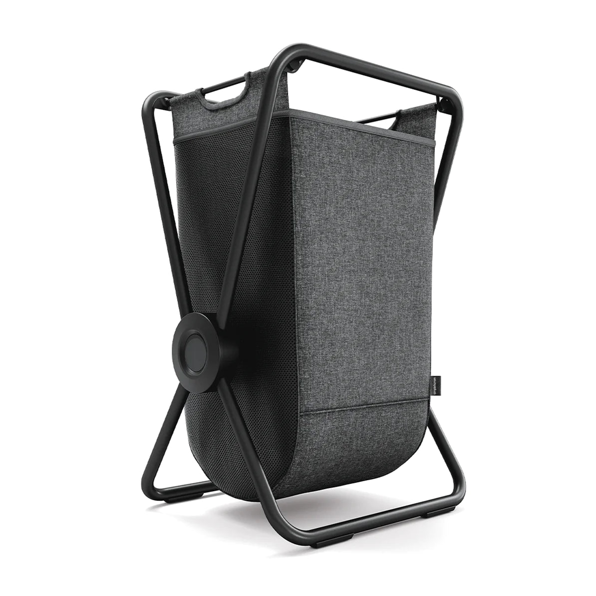 Single X -Frame Hamper Black