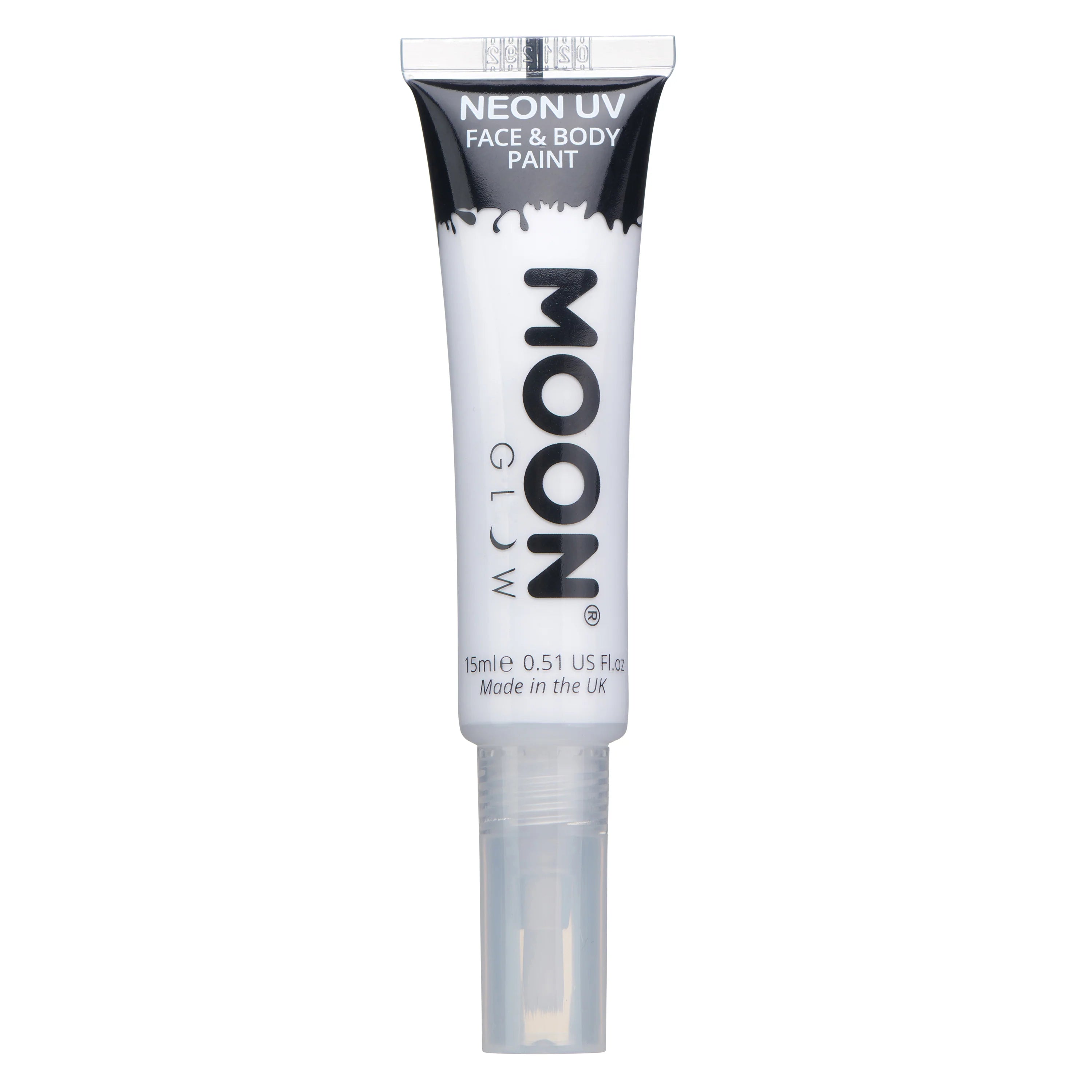 Neon UV Face & Body Paint Brush White