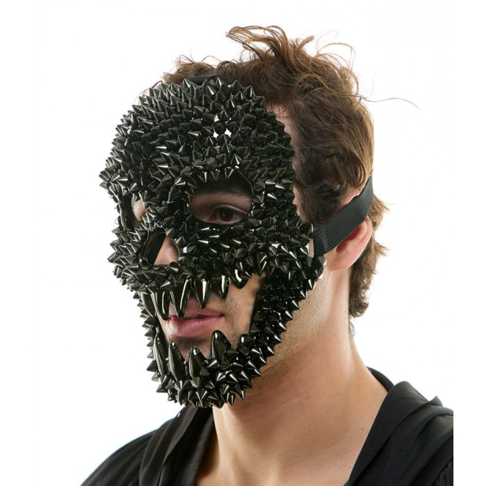 Black Spikes Monster Face Mask