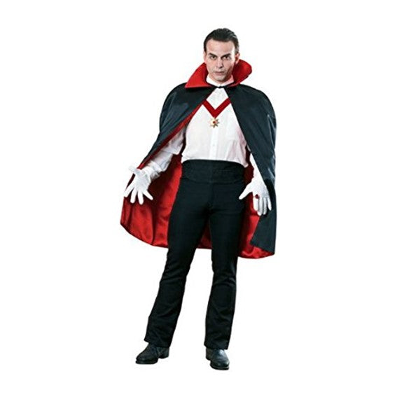 45" LINED SATIN CAPE