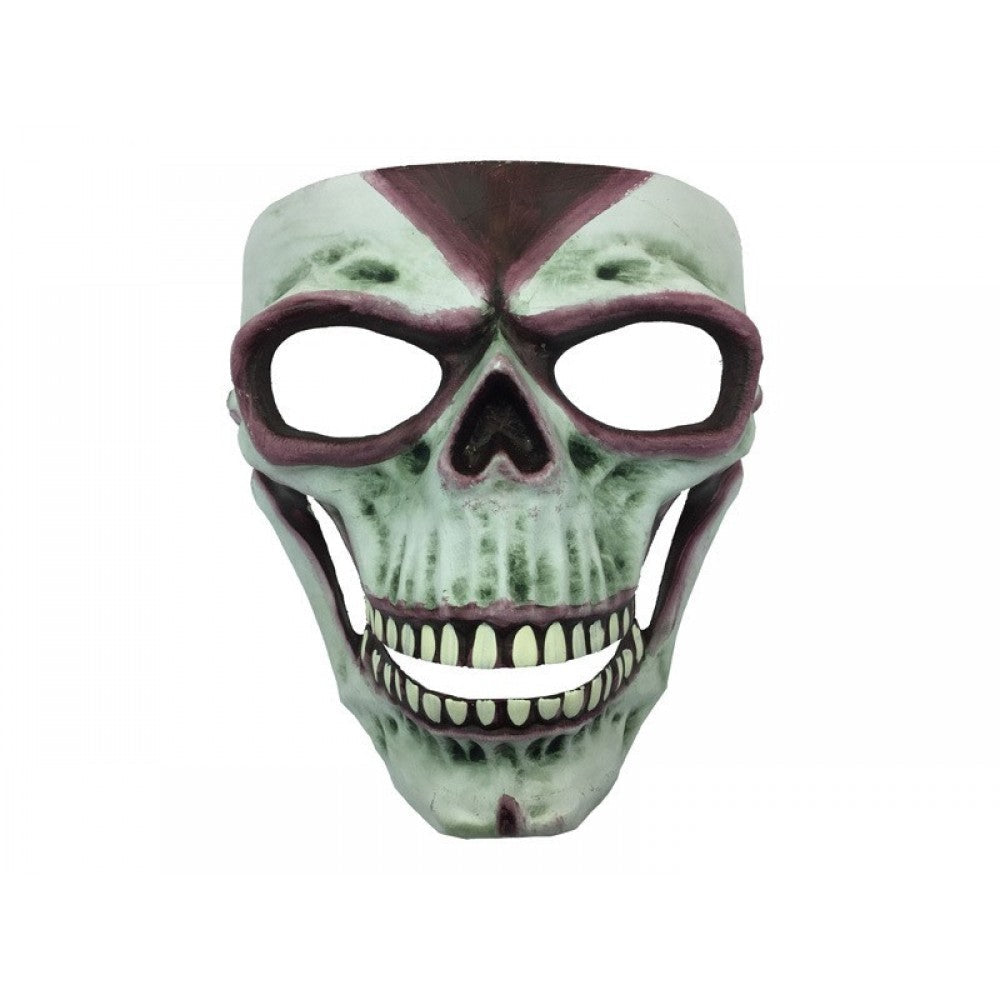 Green Zombie Skull Mask