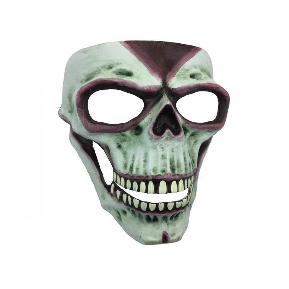 Green Zombie Skull Mask