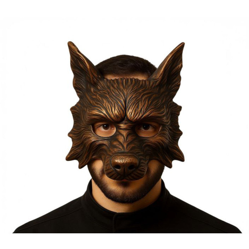 Bronze Werewolf Mask