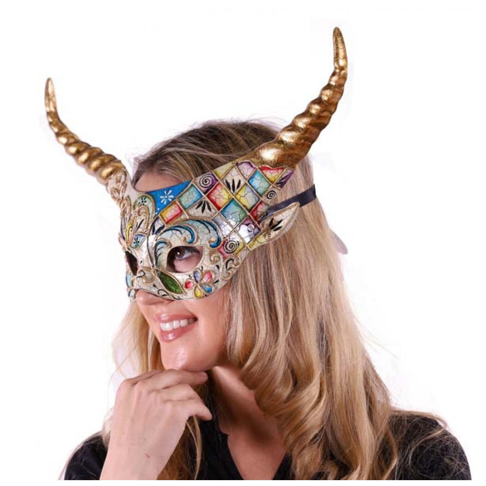 Venetian horned Devil Gold