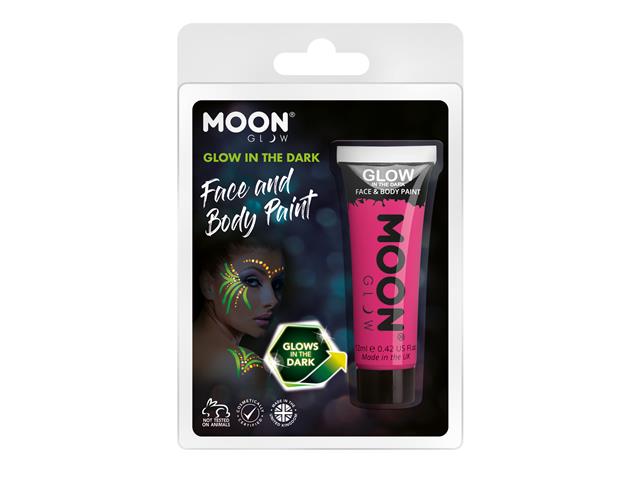 Glow Face & Body Paint,12ml Pink