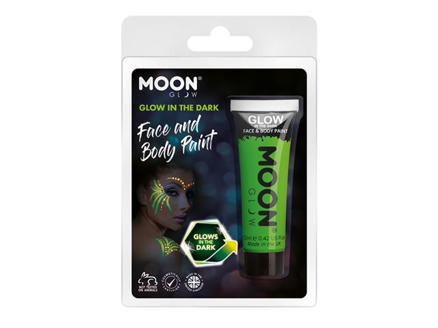 Glow Face & Body Paint,12ml Green