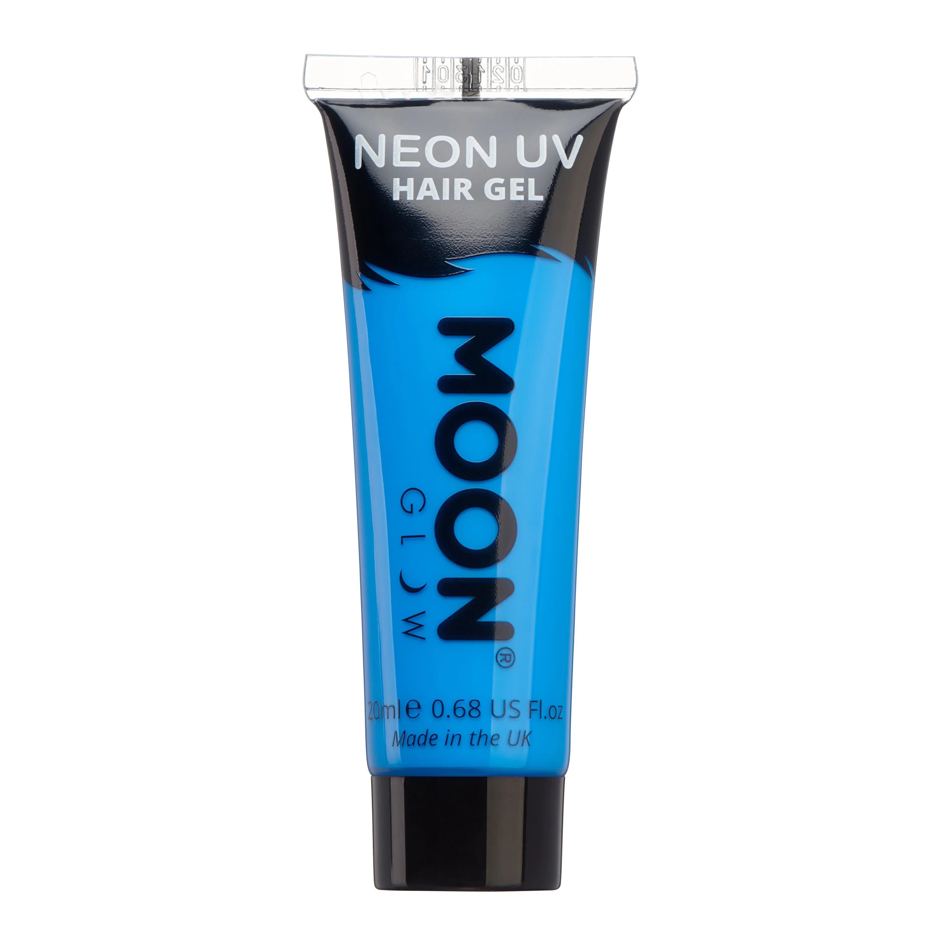 Intense Blue - Neon UV Hair Gel, 20mL