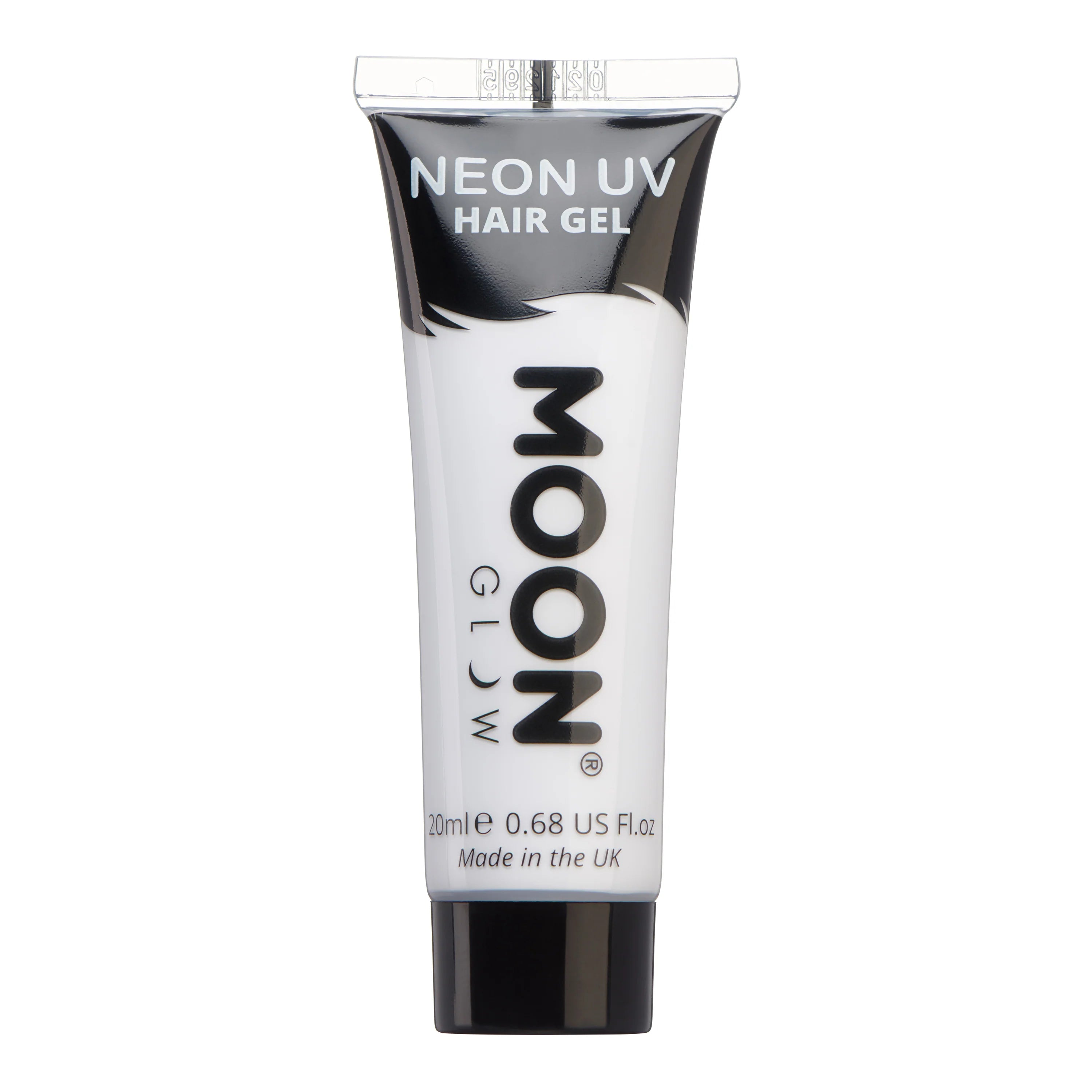 White - Neon UV Hair Gel, 20mL