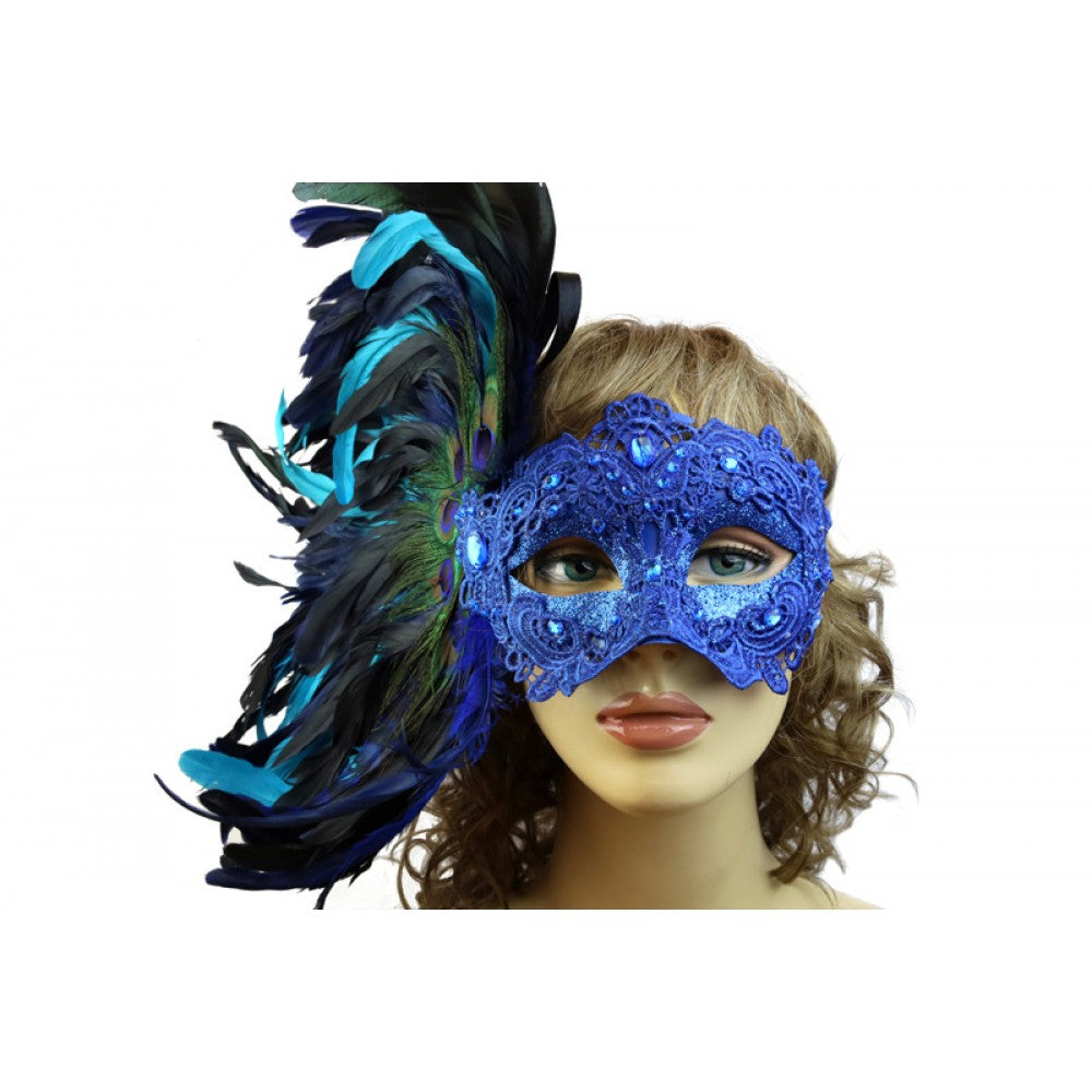 Maquesrate party feather mask