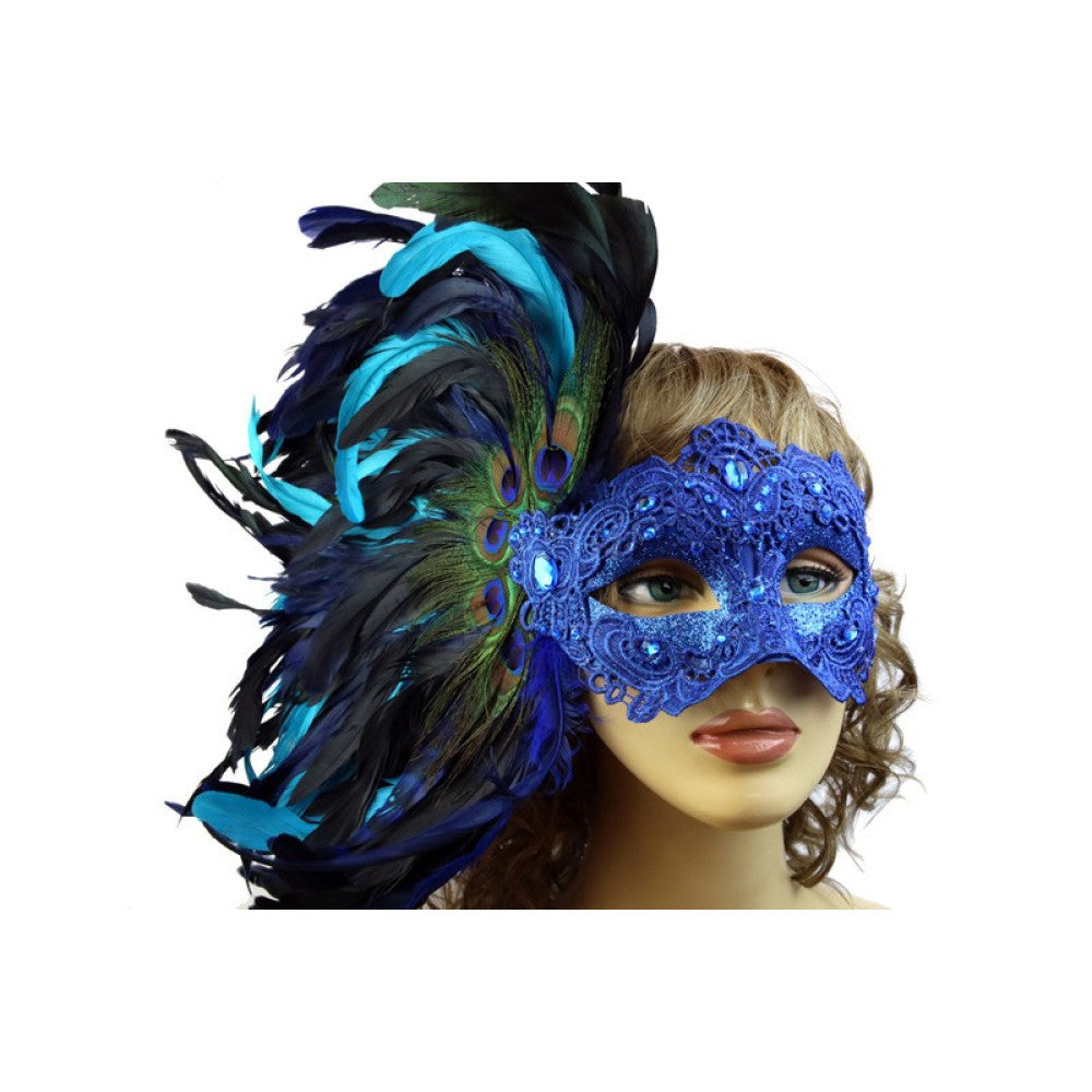 Maquesrate party feather mask