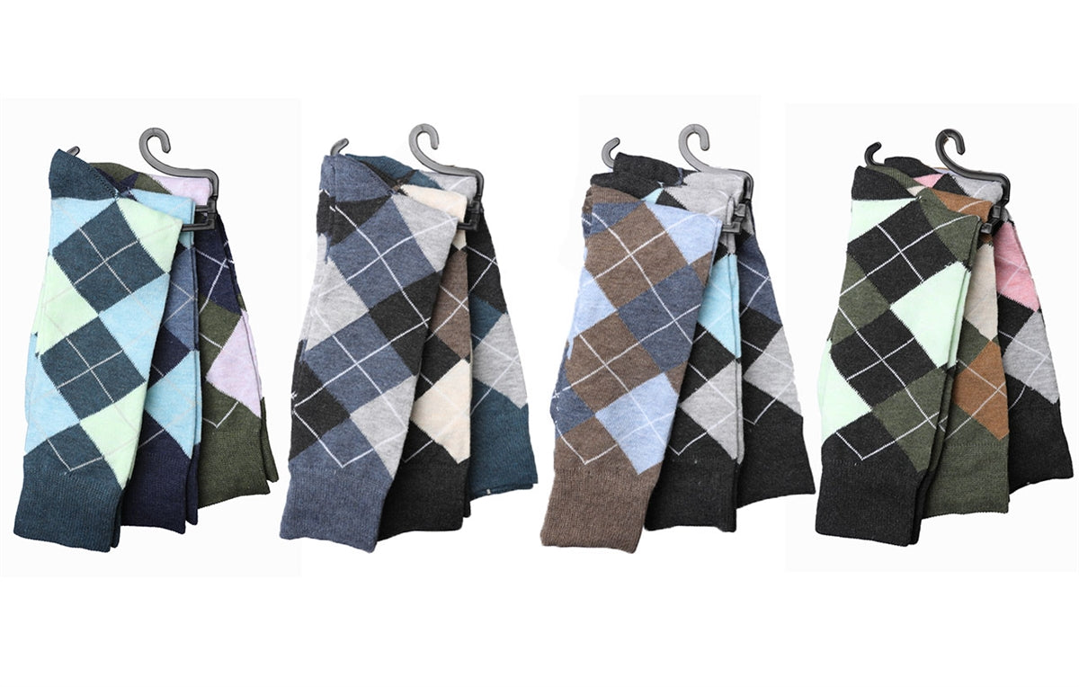 Men's Dress Socks 3-Pair