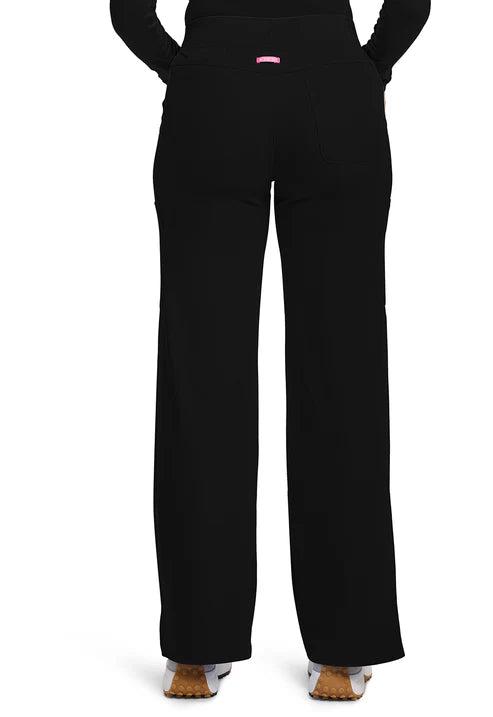 Wide Leg Pull-on Pant Black
